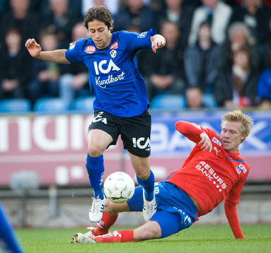 Halmstad flyger förbi Helsingborg, Michael Görlitz förbi