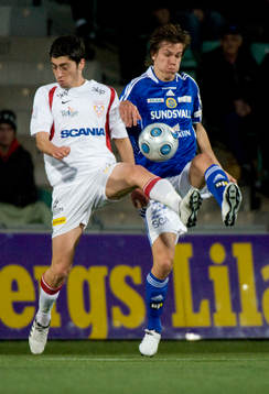 Nahir Besara, Assyriska mot Anton Andersson, Sundsvall