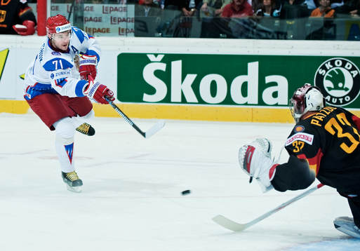 Ilya Kovalchuk, Ryssland, gör 0-2