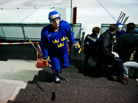 Loui Eriksson lämnar träningen