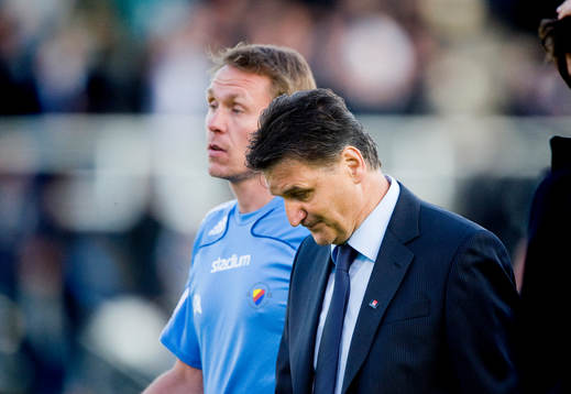 Andreé Jeglertz, tränare och Zoran Lukic, tränare