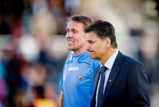 Andreé Jeglertz, tränare och Zoran Lukic, tränare