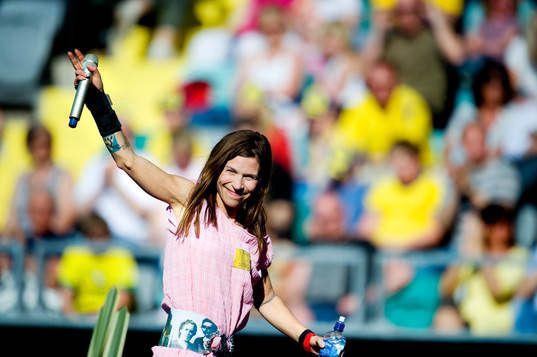 Bläddra bland fler bilder av Fotboll, dam,  Sverige - Brasilien