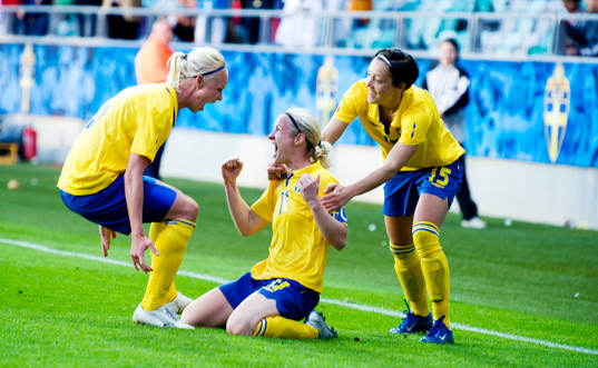 Victoria Svensson, jubel