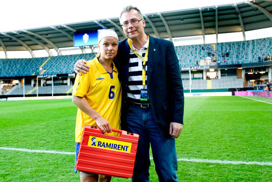 Ramirent delade ut matchens lirare, Sara Thunebro, Sverige