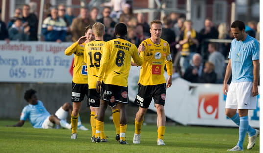 Mjällby-glädje och Malmö-depp, jubel, depp