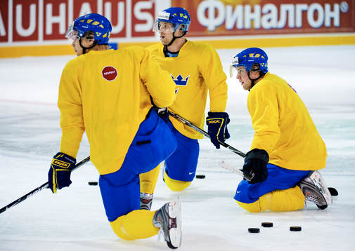 Johan Harju, Martin Thörnberg och Linus Omark