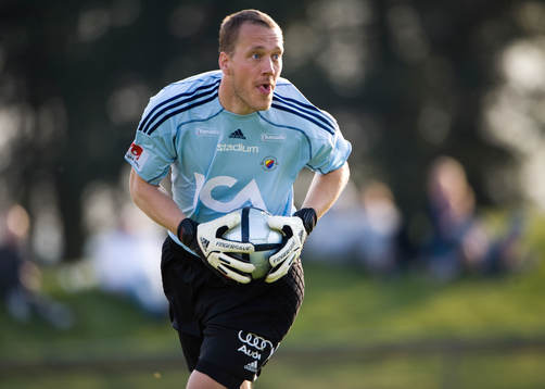 Oskar Wahlström, målvakt, höll nollan