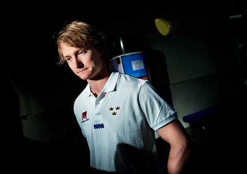 Anton Strålman anlände ikväll till landslagstruppen