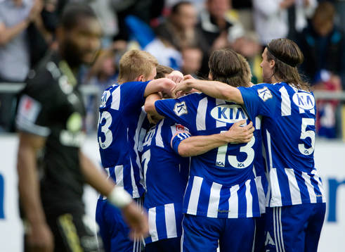 1-0 Tobias Hysén, IFK, jubel, Samuel Wowoah, depp