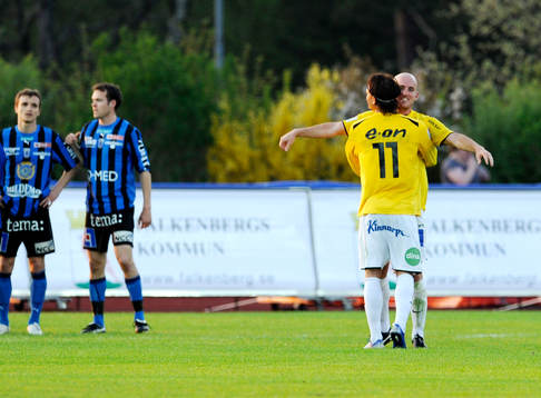 Kristoffer Fagercrantz, Falkenberg, jubel