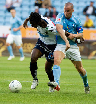 Daniel Andersson, Malmö och Amadou Jawo, Gefle
