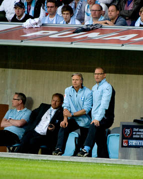 Roland Nilsson, tränare och Hans Green, assisterande