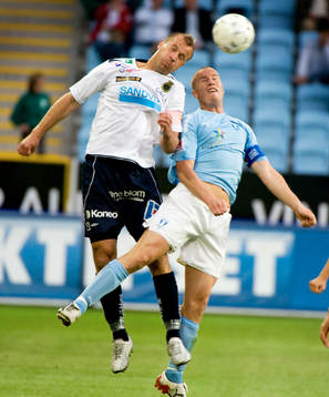 Daniel Andersson, Malmö och Hans Berggren, Gefle. Nickduell