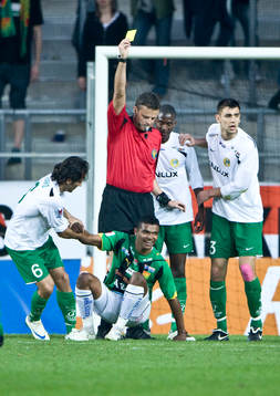 Wanderson do Carmo, Gais, domare, gult kort, varning