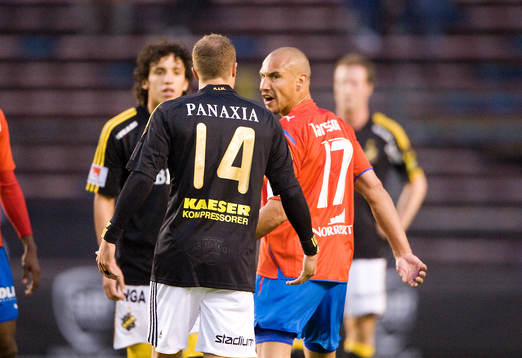 Kenny Pavey, AIK och Henrik Larsson, Helsingborg i ordkrig