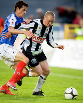 Christoffer Carlsson, Landskrona och Haris Radetinac,