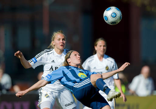 Linda Fagerström, Djurgården och Emelie Ölander, AIK