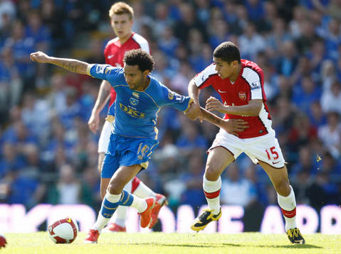 Denilson, Arsenal och Jermaine Pennant, Portsmouth