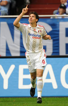 Patrick Helmes, Bayer Leverkusen, glädje