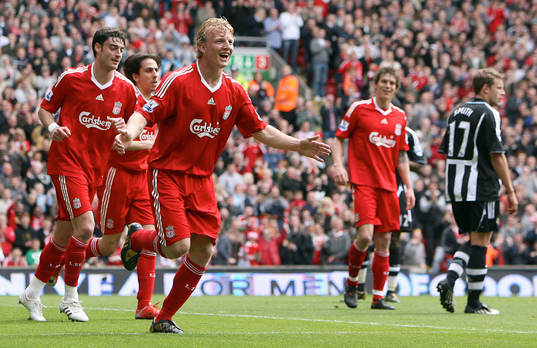Dirk Kuyt, Liverpool, glädje, jubel