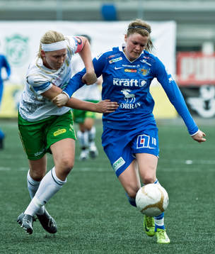 Karin Lissel, Hammarby och Linda Fransson, Sunnanå