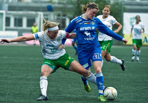 Karin Lissel, Hammarby och Linda Fransson, Sunnanå