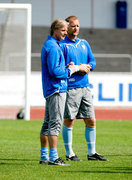Hans Gren och Roland Nilsson, tränare