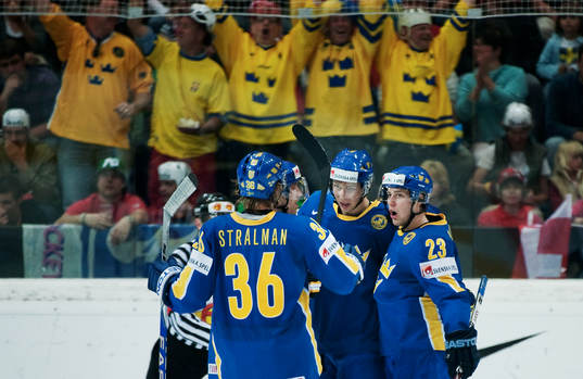 Anton Strålman, Martin Thörnberg, Johan Harju och Linus