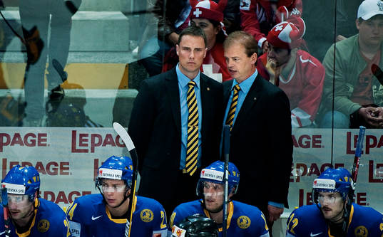 Roger Rönnberg, assisterande tränare och Bengt-Åke