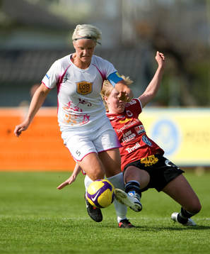 Nilla Fischer, Malmö och Sofie Persson, Kristianstad