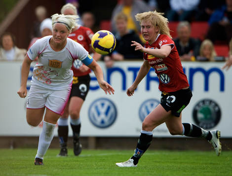 Nilla Fischer, Malmö och Sofie Persson, Kristianstad