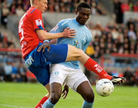 Edward Ofere, Malmö och Markus Holgersson, Helsingborg