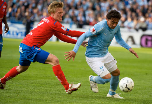 Ricardinho, Malmö och Andreas Landgren, Helsingborg