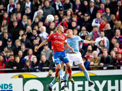 Henrik Larsson, Helsingborg och Daniel Andersson, Malmö,