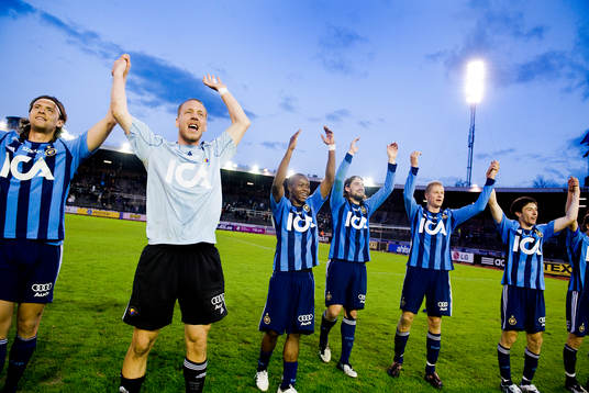 Oskar Wahlström, målvakt Boyd Mwila, Jan Tauer och Toni