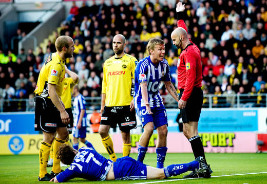 Pontus Wernbloom vill ha straff när Tobias Hysén blivit