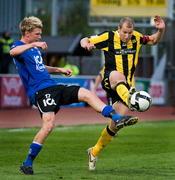Jonas Henriksson, Häcken. Christian Järdler, Halmstad