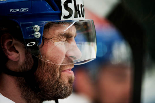 Jaromir Jagr grimaserar