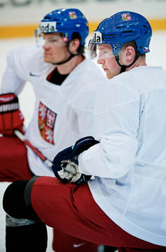 Patrik Elias och Ales Hemsky