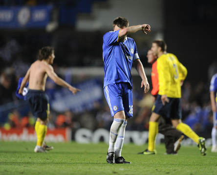 Fotboll, UEFA Champions League, Semifinal, Chelsea -