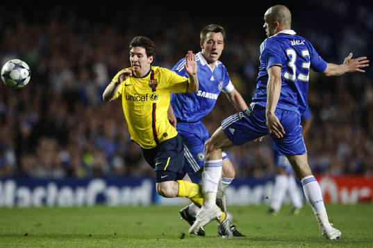 Fotboll, UEFA Champions League, Semifinal, Chelsea -