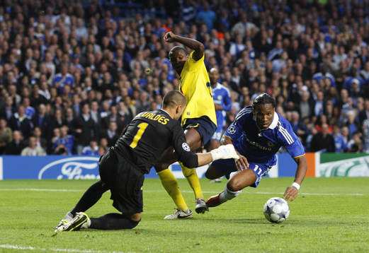 Fotboll, UEFA Champions League, Semifinal, Chelsea -