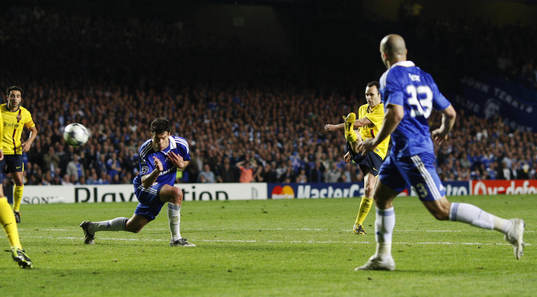 Fotboll, UEFA Champions League, Semifinal, Chelsea -