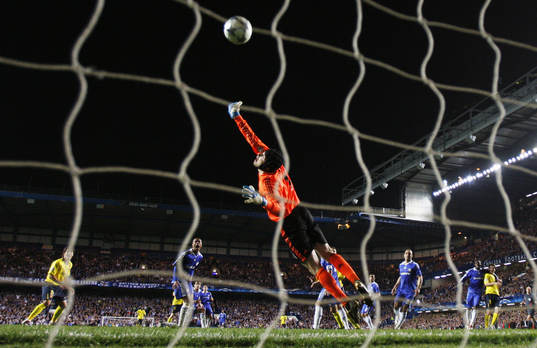 Fotboll, UEFA Champions League, Semifinal, Chelsea -