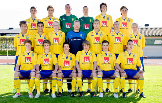 Fotboll, P17, Sverige, lagbild