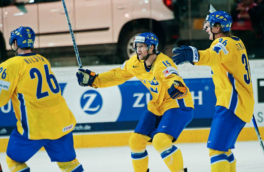 Rickard Wallin, Sverige, jubel