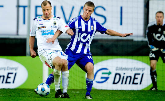 Hans Berggren, Gefle, Ragnar Sigurdsson, IFK Göteborg