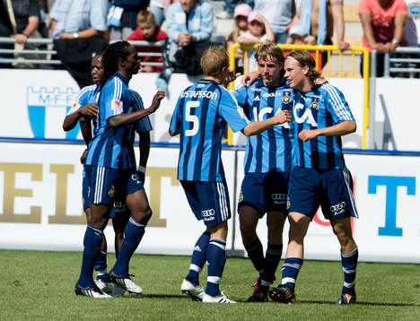 Sebastian Rajalakso, Djurgården gjorde 1-1. Jubel