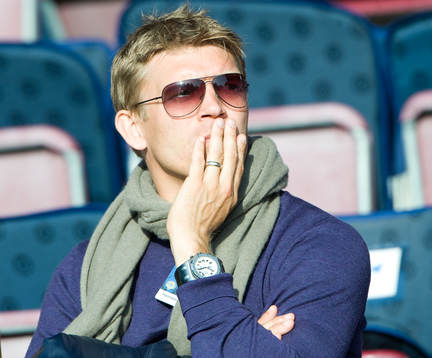 Marcus Allbäck deppade på läktaren